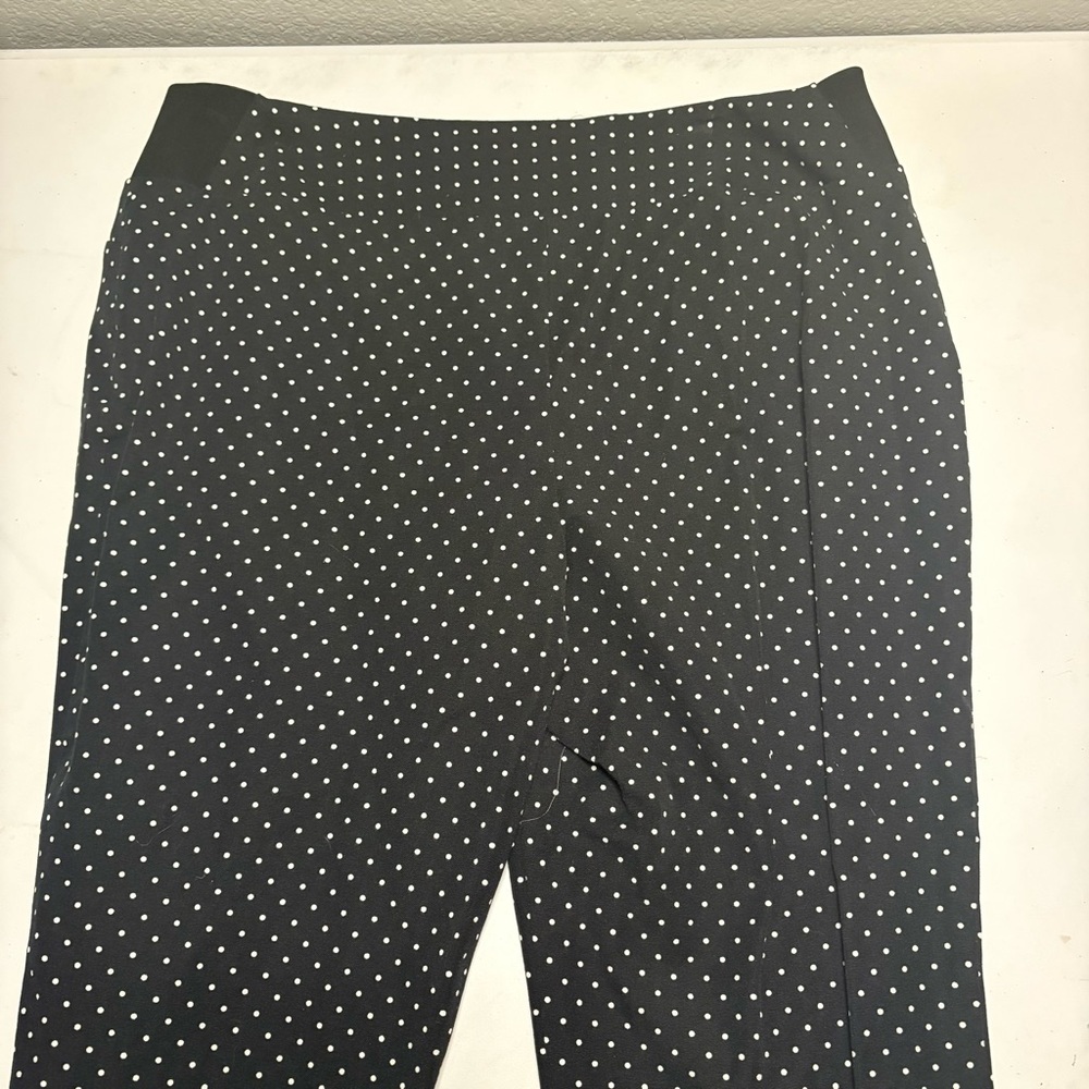 Investments Black and White Polka Dot Pantsuit - Picture 9 of 9